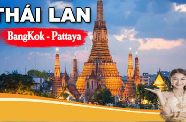 Ngày 1: TP. HCM – BANGKOK – WAT ARUN – BUFFET DU THUYỀN (ĂN NHẸ TRÊN MÁY BAY, ĂN TỐI)