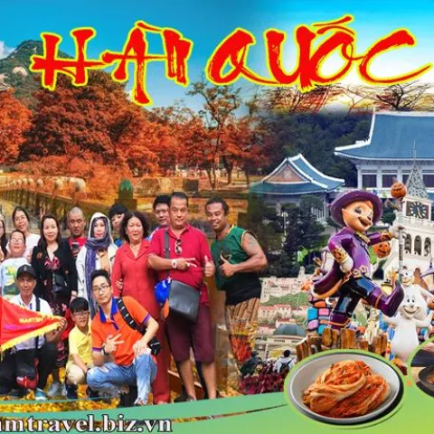 Hà Nội - Hàn Quốc - Seoul - Đảo Nami - Làng Cổ Nam San - Công Viên Giả Trí Everland 6 Ngày 5 Đêm
