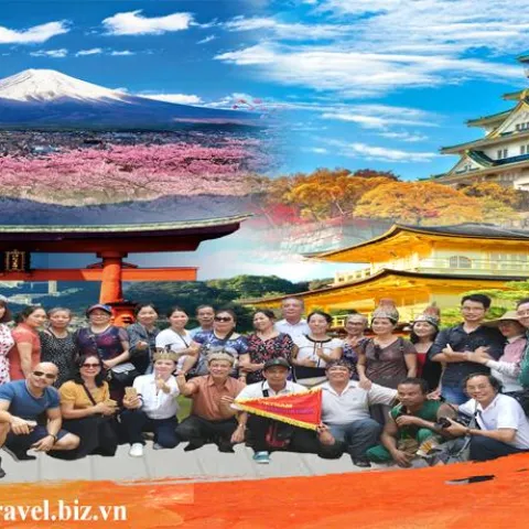 Hanoi - Japan - Osaka - Kyoto - Nagoya - Mount Fuji - Tokyo 6 Days / 5 Nights Flying with Vietnam Airlines JPNT6