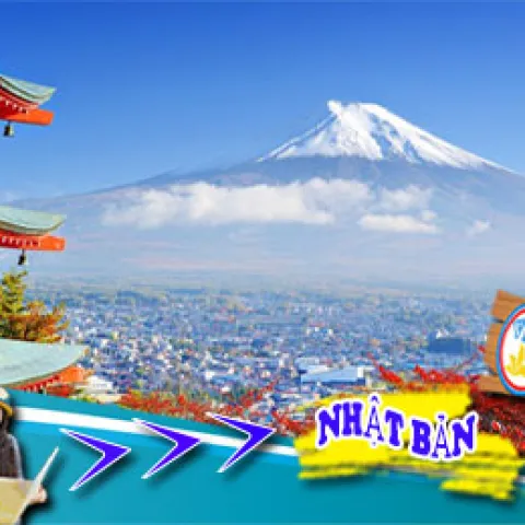 Hanoi/Ho Chi Minh City - Japan - Tokyo - Mount Fuji - Narita 5 Days 4 Nights