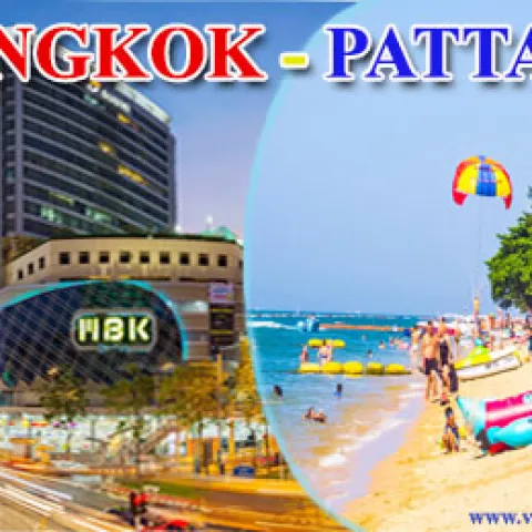 Ho Chi Minh City - Bangkok - Pattaya - Suanthai Tourist Area - Buffet on a Cruise 5 Days 4 Nights, Vietnam Airlines