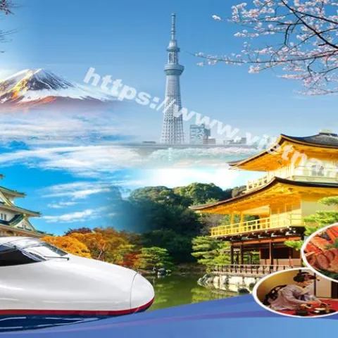 Ho Chi Minh City - Osaka - Nara - Kyoto - Nagoya - Yamanashi - Tokyo 5 Days 5 Nights, 4-5 Star Hotels