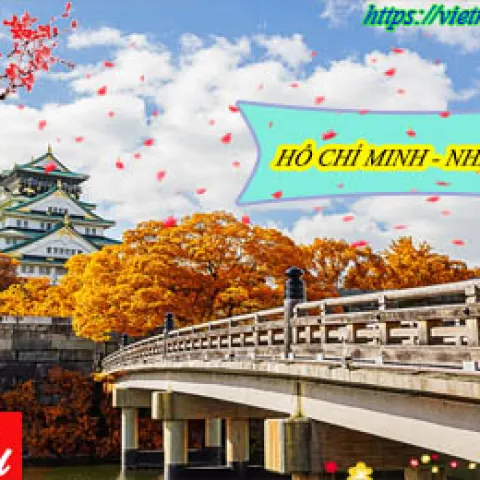 Hồ Chí Minh - Osaka - Kyoto - Phú Sỹ - Tokyo - Narita 5 Ngày 5 Đêm, VietJet Air, Giá Tốt