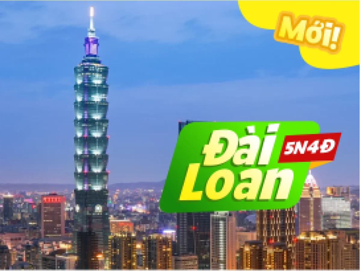 Hanoi - Taiwan - Taipei - Taichung - Kaohsiung 5 Days 4 Nights