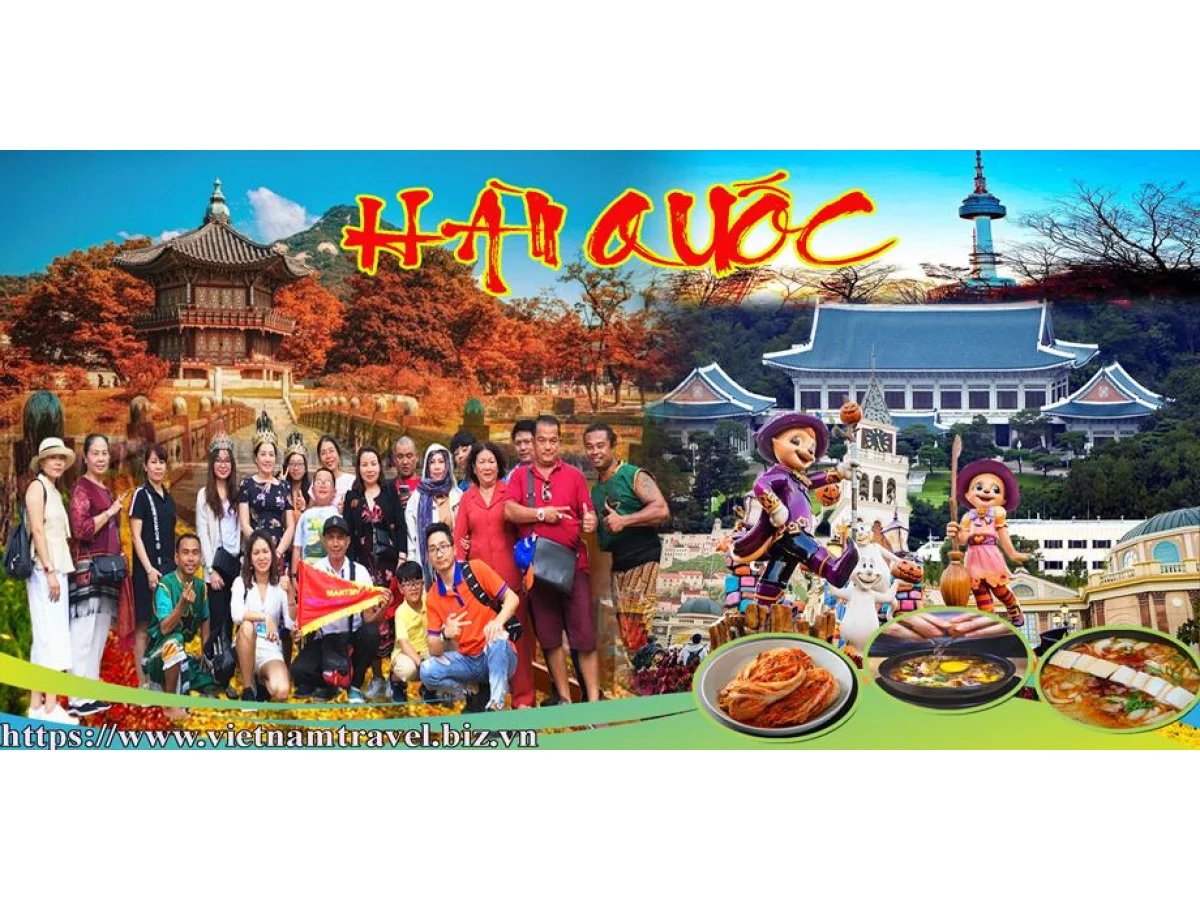Hanoi - South Korea - Seoul - Nami Island - Namsan Hanok Village - Everland Amusement Park 6 Days 5 Nights