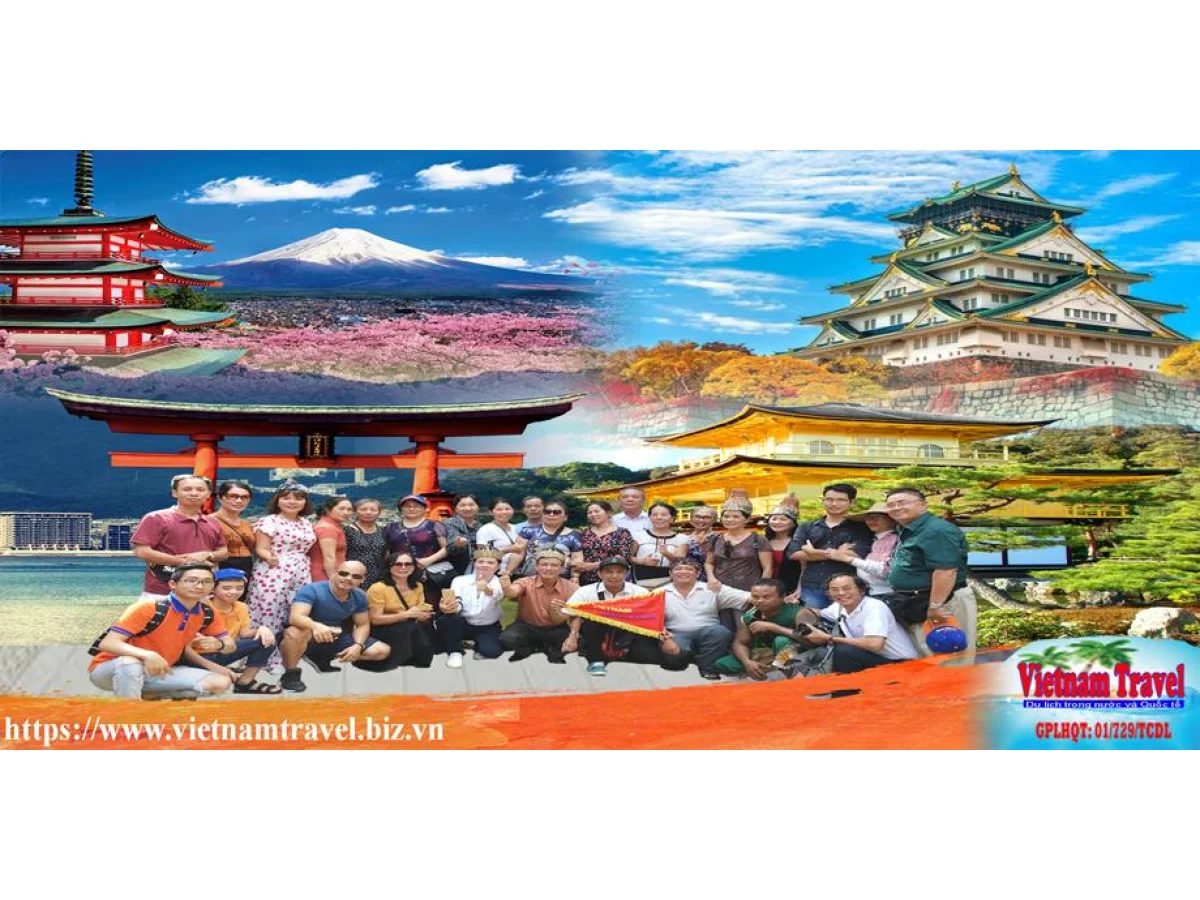 Hanoi - Japan - Osaka - Kyoto - Nagoya - Mount Fuji - Tokyo 6 Days / 5 Nights Flying with Vietnam Airlines JPNT6