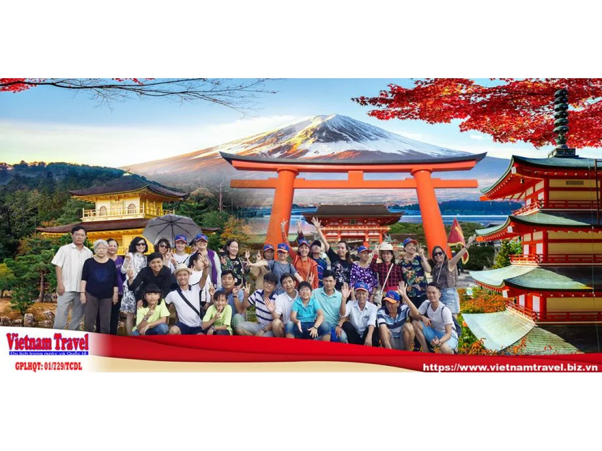 Hồ Chí Minh - Tokyo - Fuji - Phú Sĩ - Nagoya - Kyoto - Kobe - Osaka 6 Ngày 5 Đêm, KS 3-4 Sao